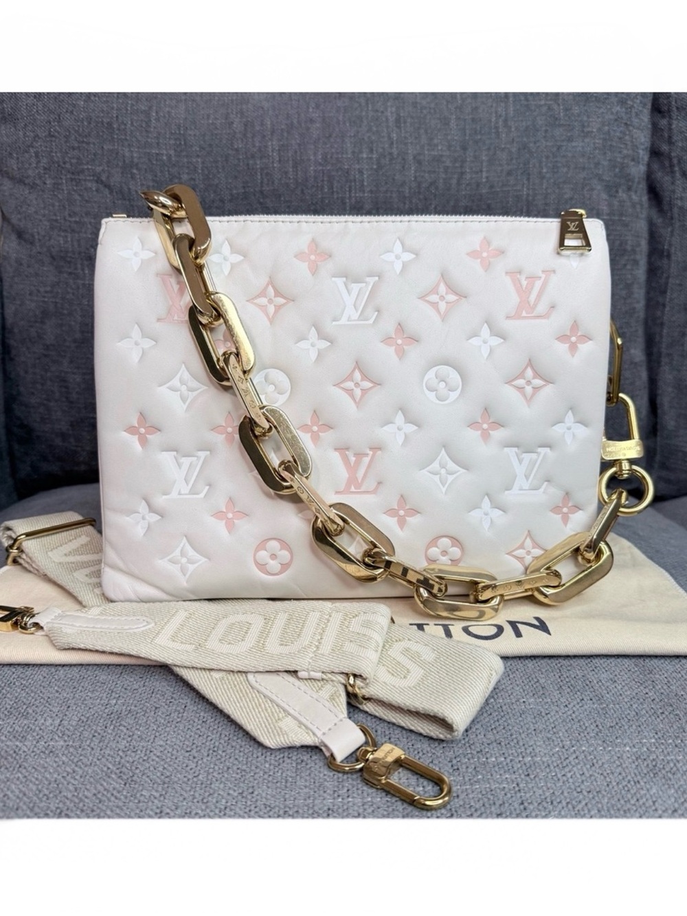 Louis Vuitton Coussin PM monogram TRICOLOR leather bag